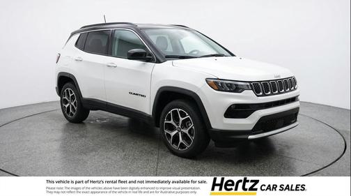 Bright White Clearcoat 2025 Jeep Compass Limited