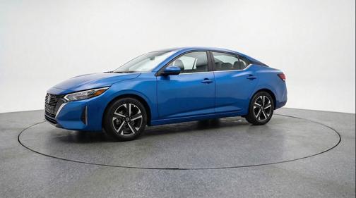Electric Blue Metallic 2025 Nissan Sentra SV