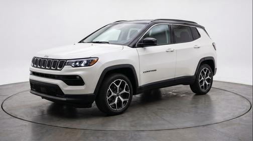Bright White Clearcoat 2025 Jeep Compass Limited