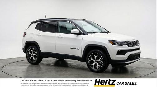 Bright White Clearcoat 2025 Jeep Compass Limited