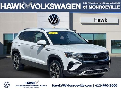 Pure White 2023 Volkswagen Taos 1.5T SE