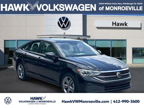 Deep Black Pearl Effect 2022 Volkswagen Jetta 1.5T SE
