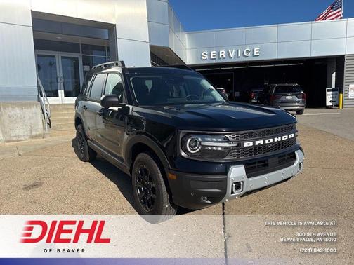 Shadow Black 2025 Ford Bronco Sport Badlands