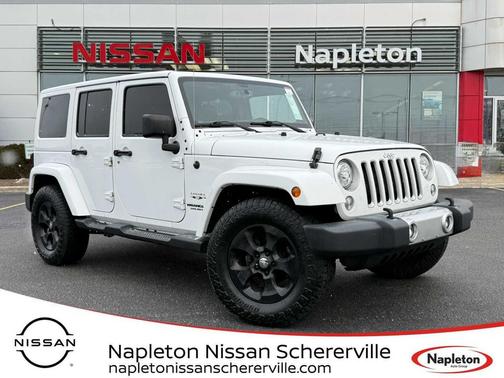 Bright White 2017 Jeep Wrangler Unlimited Sahara SUV