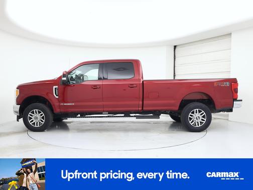Red 2017 Ford F-350 Lariat