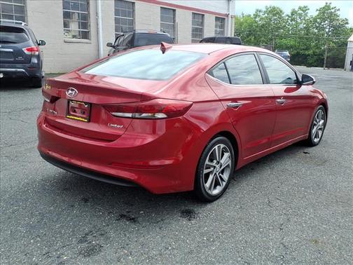 Scarlet Red 2017 Hyundai ELANTRA Limited