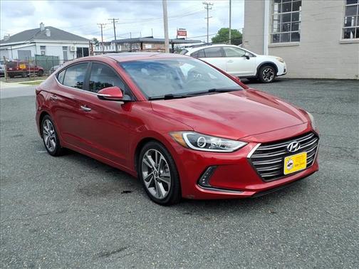 Scarlet Red 2017 Hyundai ELANTRA Limited