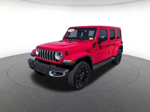 Firecracker Red Clearcoat 2025 Jeep Wrangler 4xe Sahara