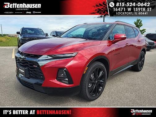 Cherry Red 2022 Chevrolet Blazer RS