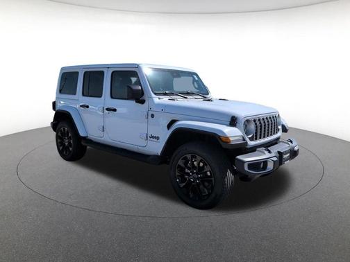 Bright White Clearcoat 2025 Jeep Wrangler 4xe Sahara
