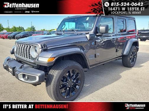 Granite Crystal Clearcoat Metallic 2025 Jeep Wrangler 4xe Sahara
