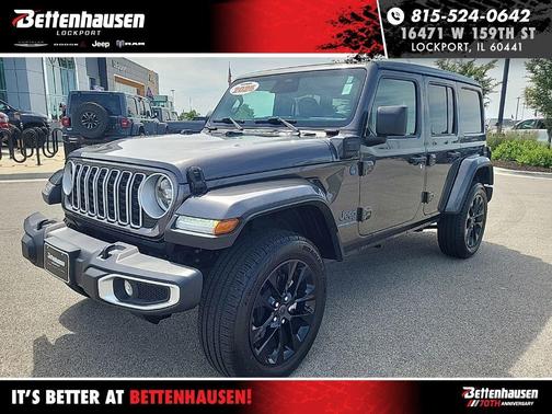 Granite Crystal Clearcoat Metallic 2025 Jeep Wrangler 4xe Sahara