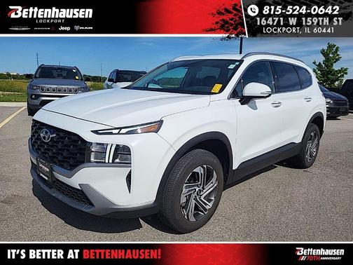 White Pearl 2023 Hyundai SANTA FE SEL