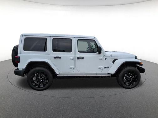 Bright White Clearcoat 2025 Jeep Wrangler 4xe Sahara