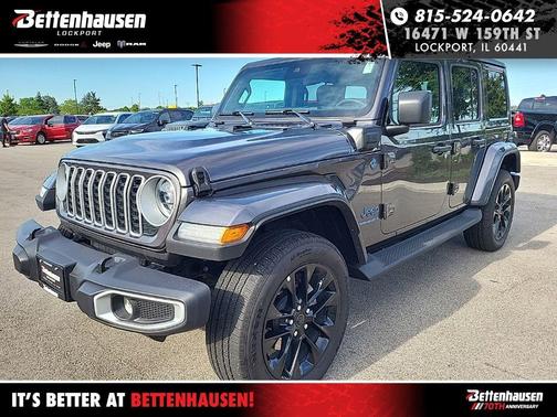 Granite Crystal Clearcoat Metallic 2025 Jeep Wrangler 4xe Sahara