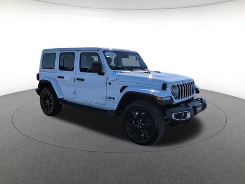 Bright White Clearcoat 2025 Jeep Wrangler 4xe Sahara