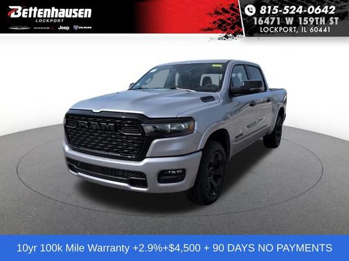 Billet Silver Metallic Clearcoat 2026 RAM 1500 Big Horn/Lone Star