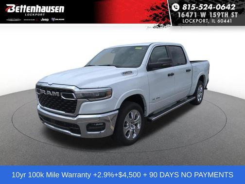 Bright White Clearcoat 2026 RAM 1500 Big Horn/Lone Star