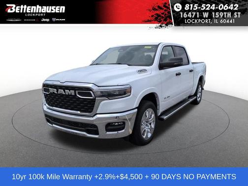 Bright White Clearcoat 2026 RAM 1500 Big Horn/Lone Star