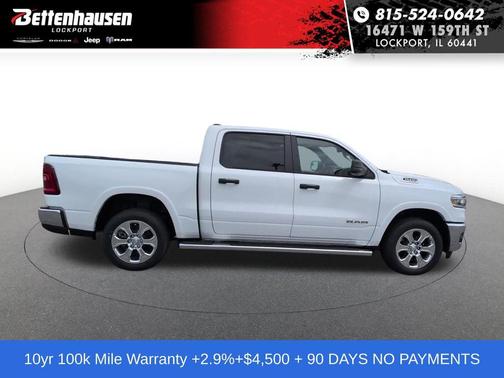 Bright White Clearcoat 2026 RAM 1500 Big Horn/Lone Star