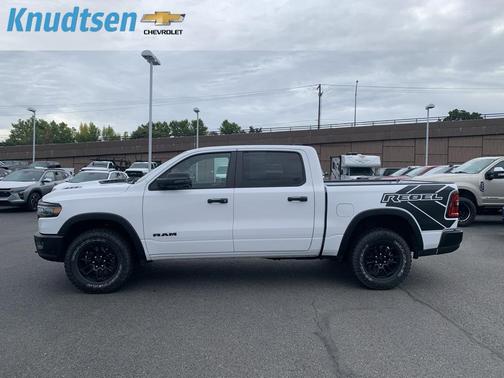 Bright White Clearcoat 2025 RAM 1500 Rebel