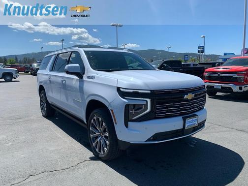 Polar White Tricoat 2026 Chevrolet Suburban High Country, 4WD