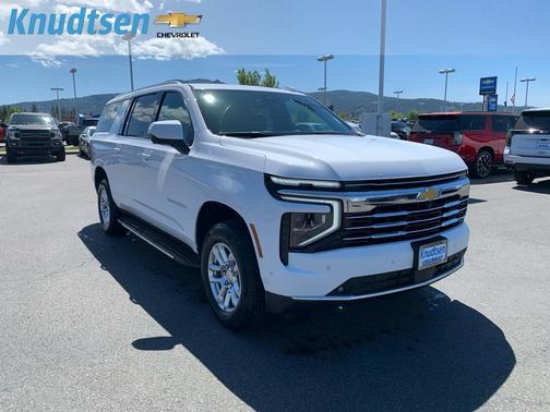 Summit White 2026 Chevrolet Suburban LT