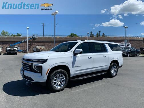 Summit White 2026 Chevrolet Suburban LT