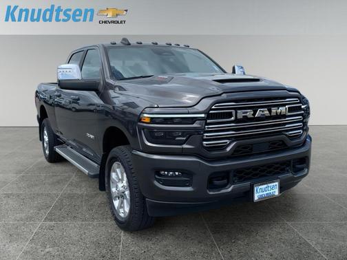 Granite Crystal Metallic Clearcoat 2025 RAM 3500 Laramie Crew Cab 4x4 6'4' Box