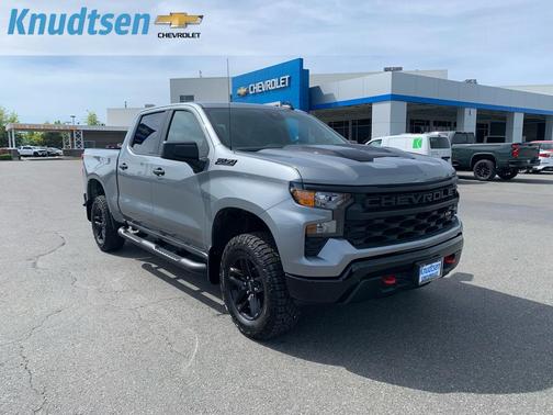 Sterling Gray Metallic 2026 Chevrolet Silverado 1500 Custom Trail Boss
