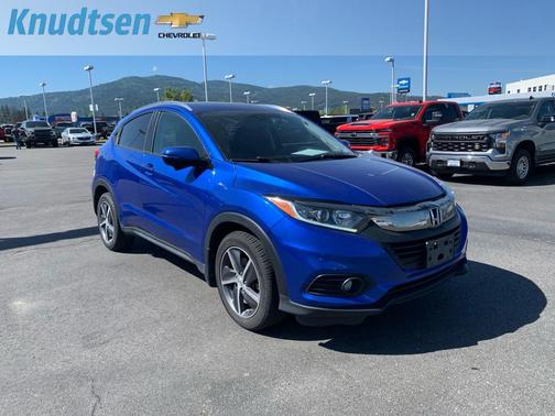 Aegean Blue Metallic 2022 Honda HR-V EX