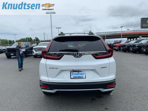 Platinum White Pearl 2022 Honda CR-V AWD EX-L