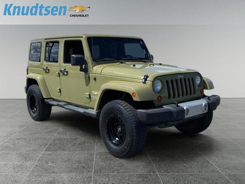 Commando Green 2013 Jeep Wrangler Unlimited Sahara