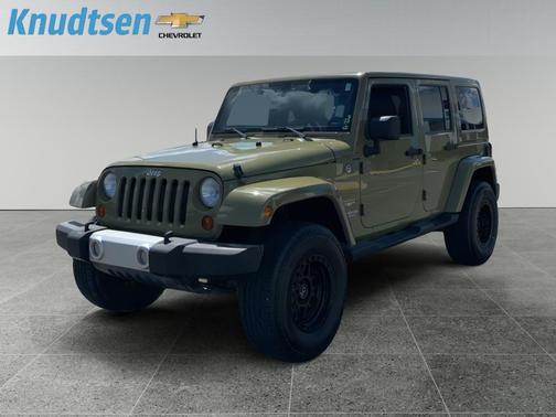 Commando Green 2013 Jeep Wrangler Unlimited Sahara