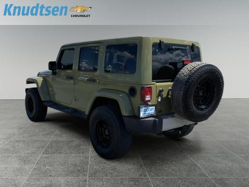 Commando Green 2013 Jeep Wrangler Unlimited Sahara