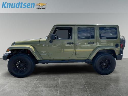 Commando Green 2013 Jeep Wrangler Unlimited Sahara