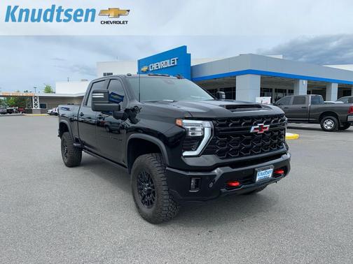 Black 2025 Chevrolet Silverado 2500 4WD Crew Cab Standard Bed ZR2