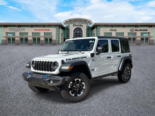 Bright White Clearcoat 2025 Jeep Wrangler 4xe Rubicon