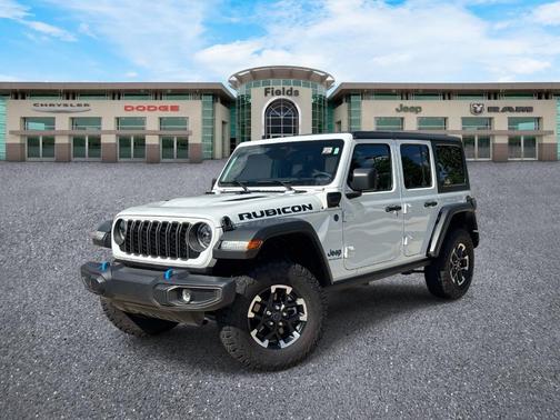 Bright White Clearcoat 2025 Jeep Wrangler 4xe Rubicon
