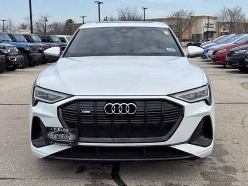 Glacier White Metallic 2022 Audi e-tron S line Premium
