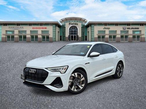 Glacier White Metallic 2022 Audi e-tron S line Premium