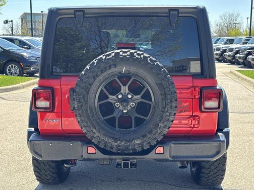 Firecracker Red Clearcoat 2025 Jeep Wrangler 4xe Sport