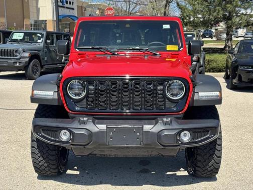 Firecracker Red Clearcoat 2025 Jeep Wrangler 4xe Sport