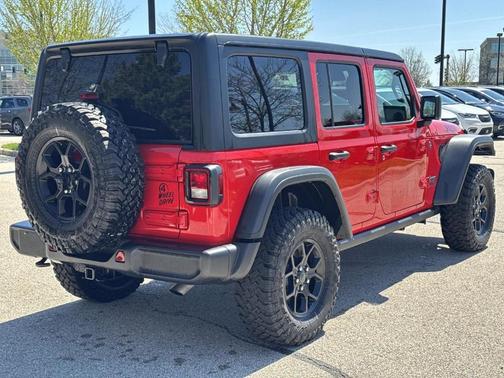 Firecracker Red Clearcoat 2025 Jeep Wrangler 4xe Sport