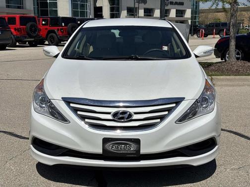 Pearl White 2014 Hyundai SONATA GLS