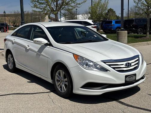 Pearl White 2014 Hyundai SONATA GLS