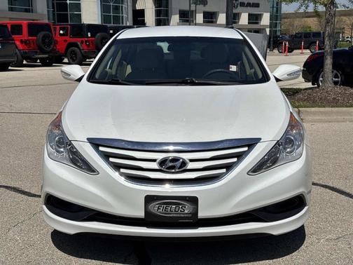 Pearl White 2014 Hyundai SONATA GLS