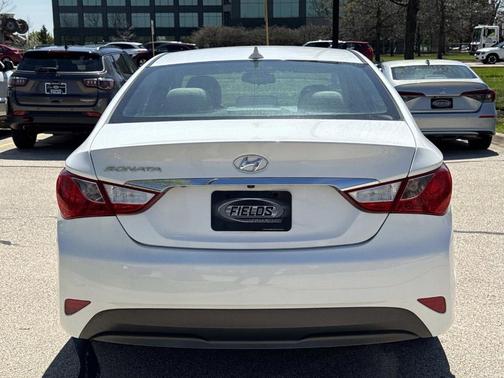 Pearl White 2014 Hyundai SONATA GLS