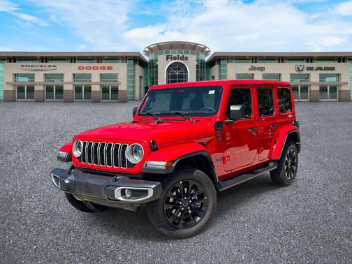 Firecracker Red Clearcoat 2025 Jeep Wrangler 4xe Sahara