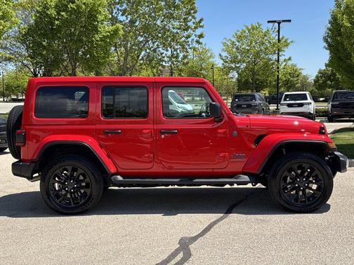 Firecracker Red Clearcoat 2025 Jeep Wrangler 4xe Sahara